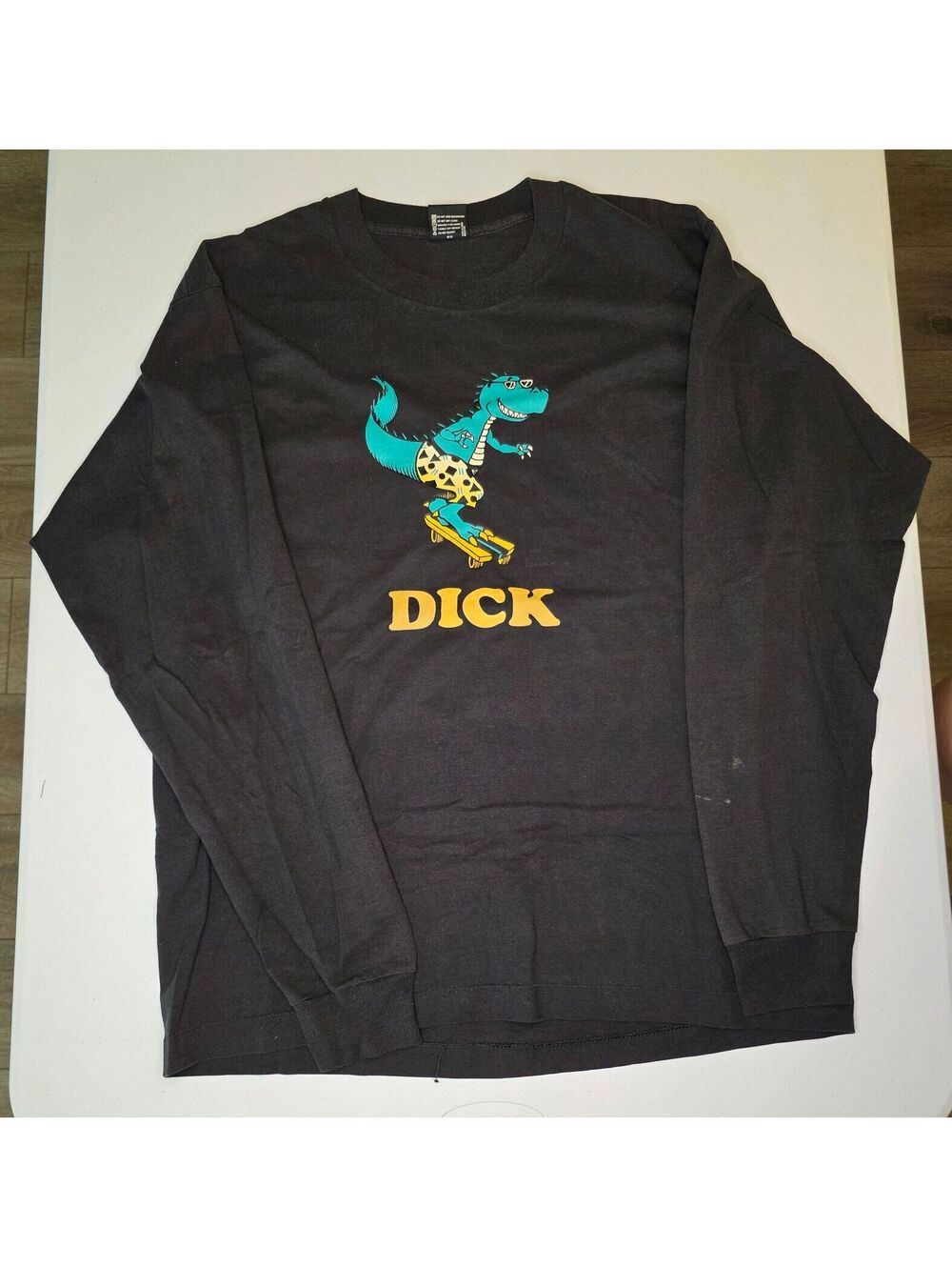 90s Skate Dino Dick Single Stitch Long Sleeve